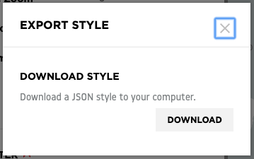 export the style