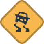 Slippery road