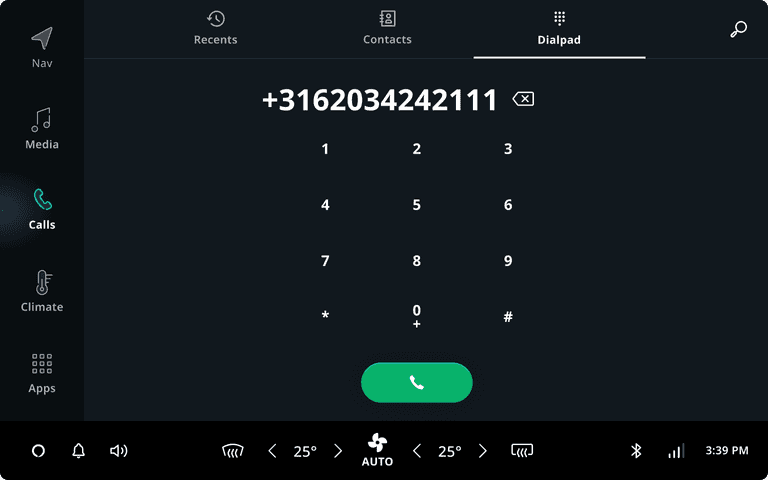 dial pad