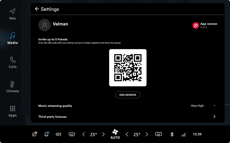 source settings