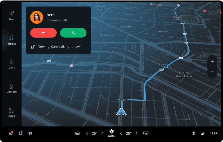 heads-up notification list