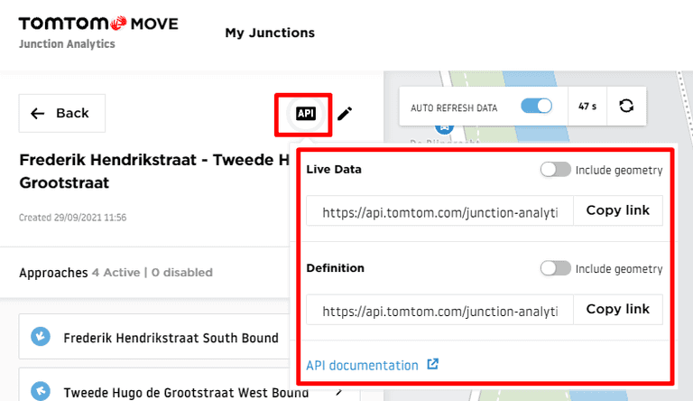 api button