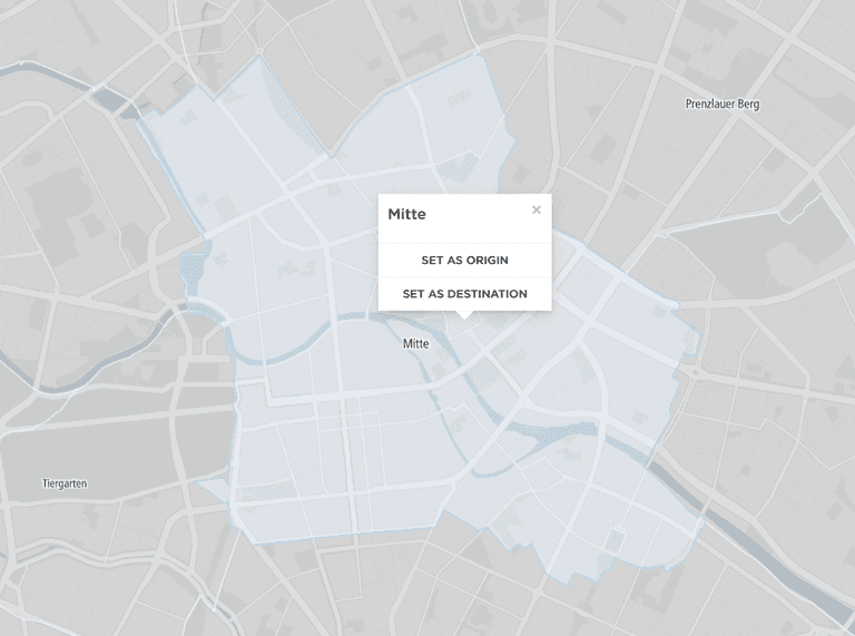 clicking regions