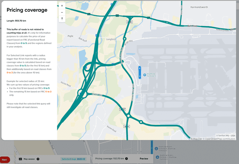 road coverage