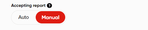 accepting report