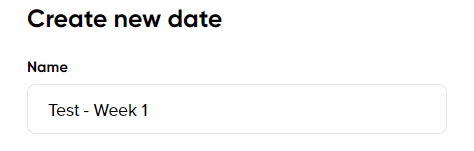 name new date
