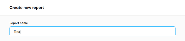 report name