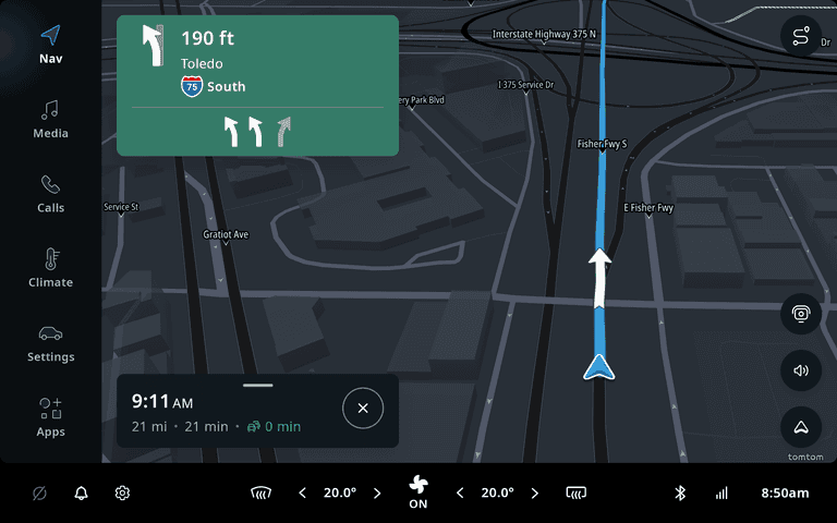 navigation 3D view