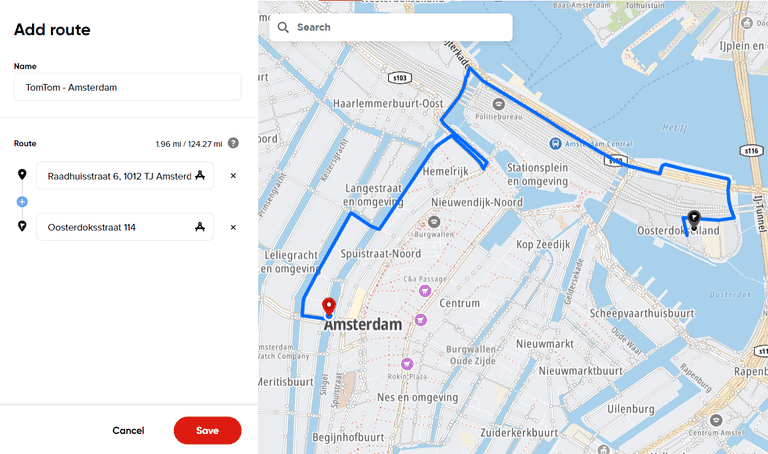create a route