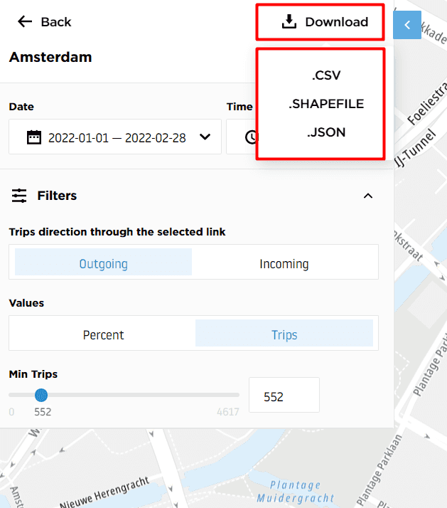 download results