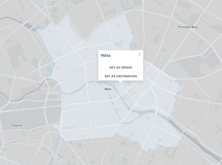 clicking regions