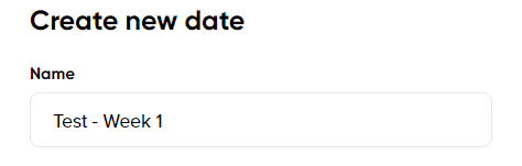 name new date