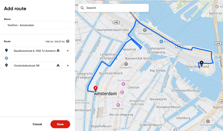 create a route