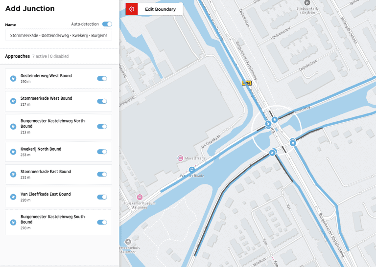 junction boundary smaller