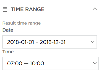 time and date range
