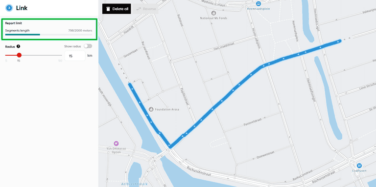 adding multiple road segments