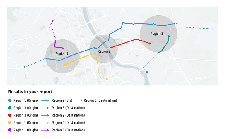 example trips trim to defined regions