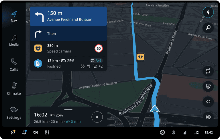 Events along the route