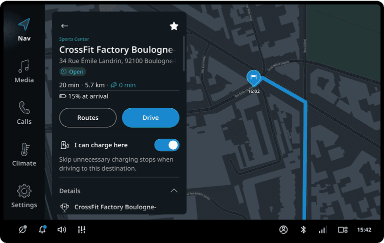 Charging at personal location