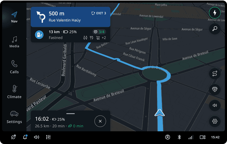 Main instruction roundabout