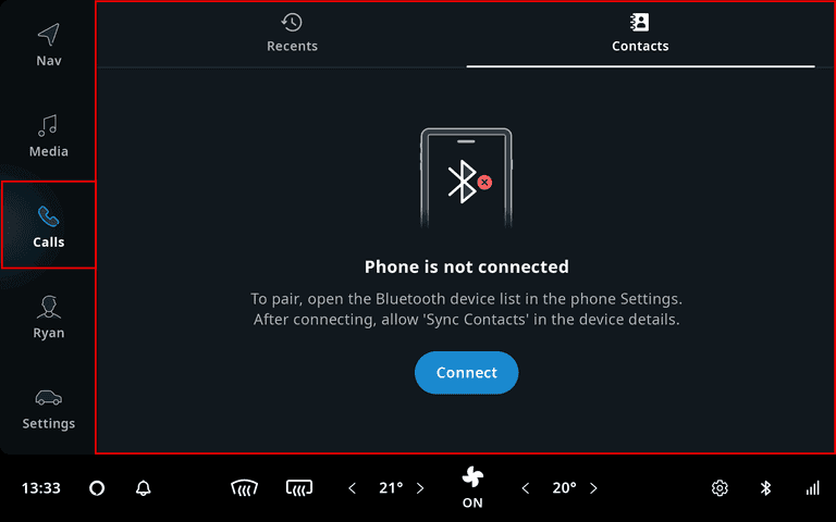 Frontend example Contacts
