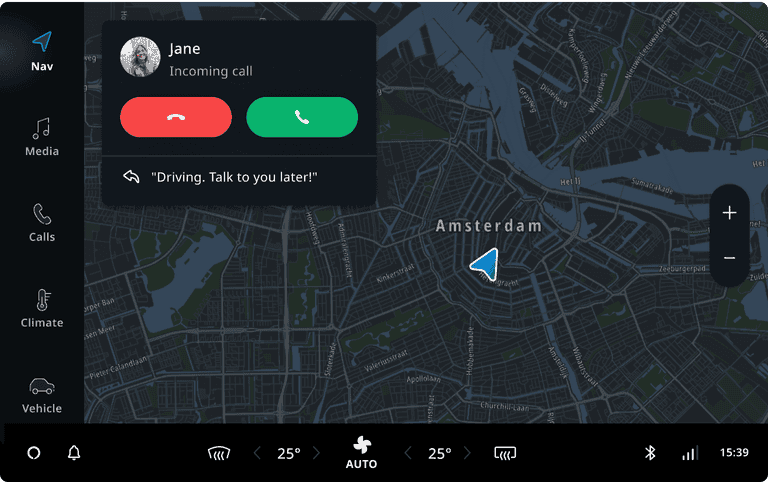 incoming call notification