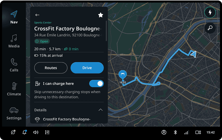 Charging at personal location