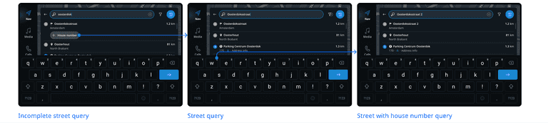 Adding house number in search