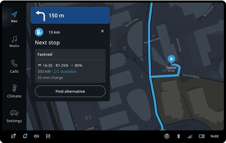 Events along the route