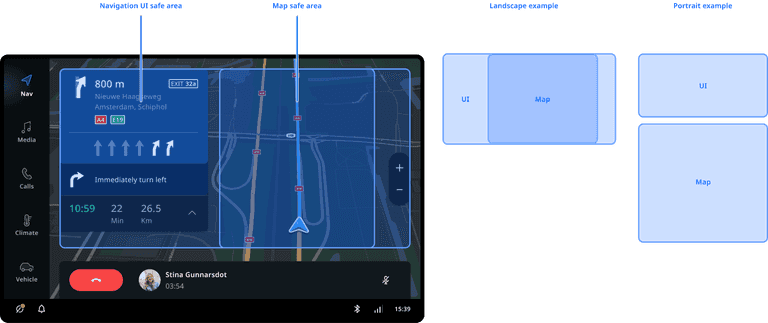 navigation safe area