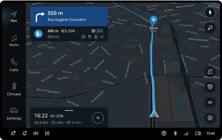 Horizon event – next charging stop