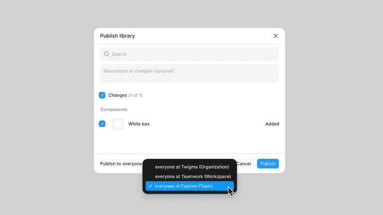 Publish Figma library