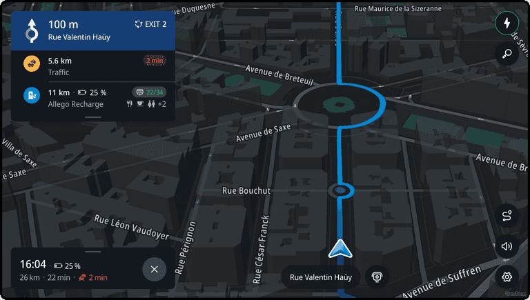 Main instruction roundabout