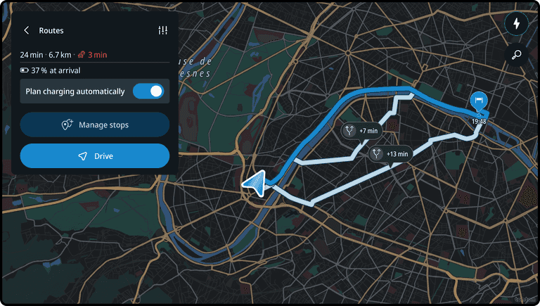 Plan charging automatically toggle