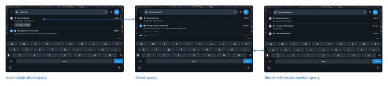 Adding house number in search