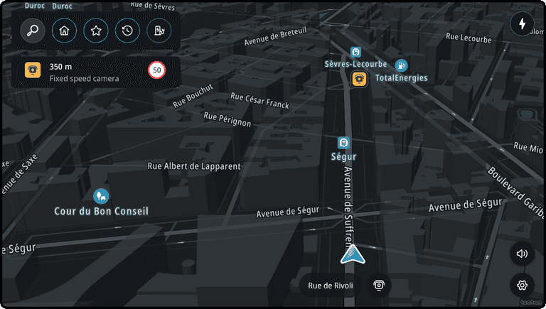 Driving without a route – Horizon event