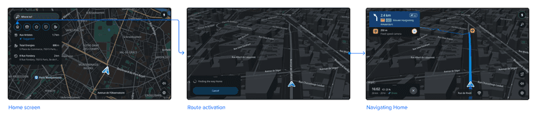 Activating navigation via shortcut