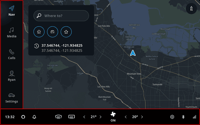 TomTom Digital Cockpit frontends