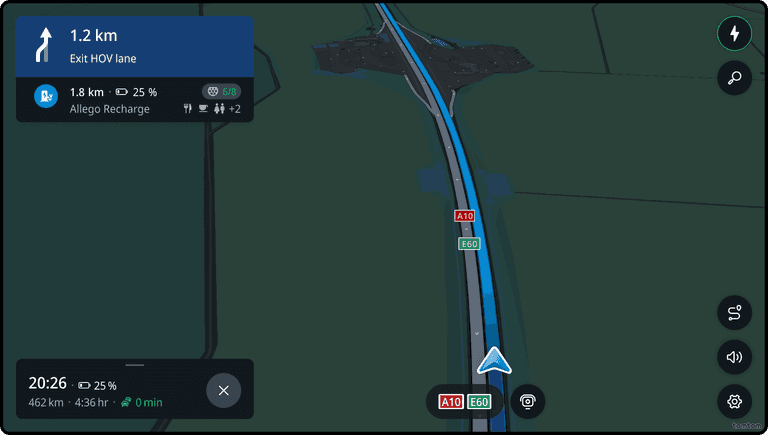 HOV Lane guidance