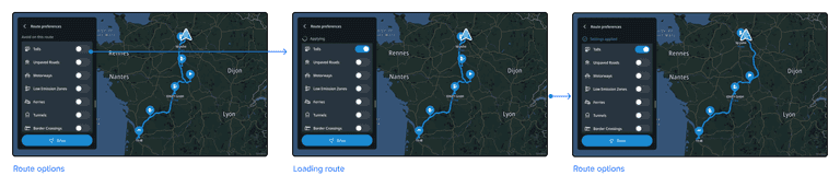Route flow 3