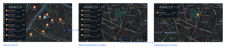 Searching near here