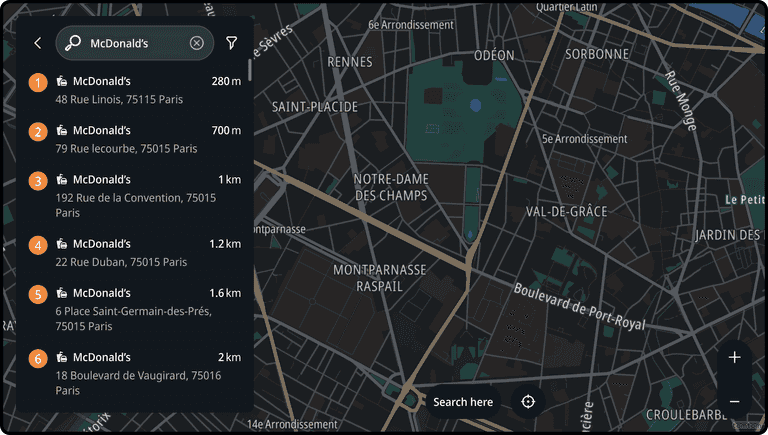 Search here