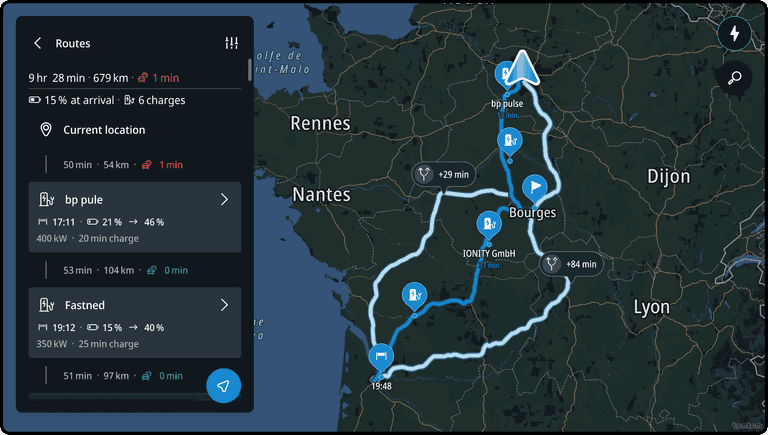 Automatic routes