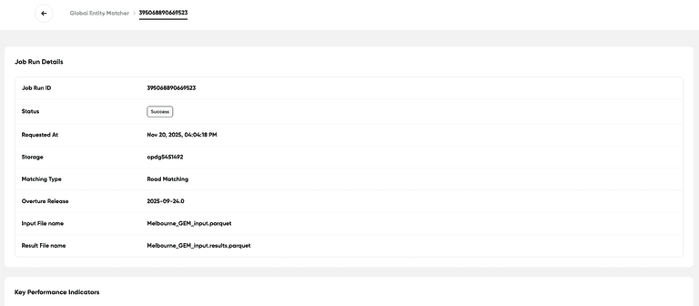 Job Details Page